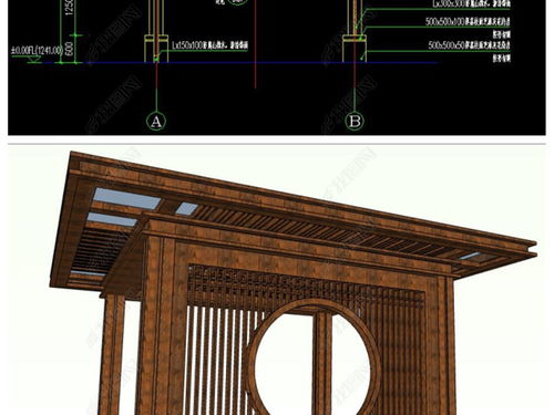精品中式風(fēng)格景觀亭 木亭涼亭的全套CAD施工圖與設(shè)計應(yīng)用